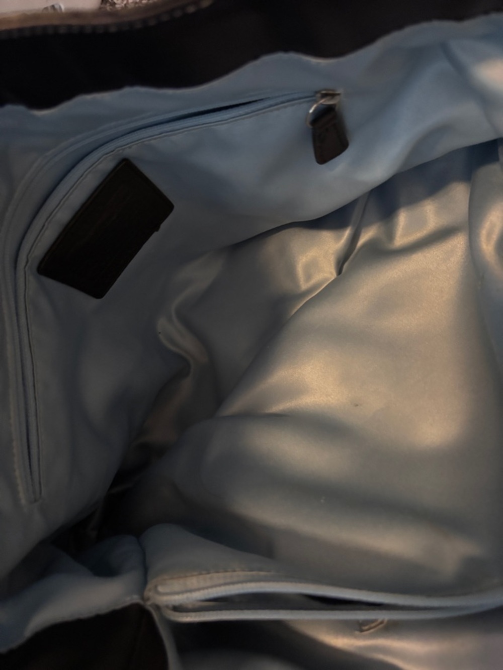 Coach Black and Gray Signature Canvas Tote - Picture 6 of 13